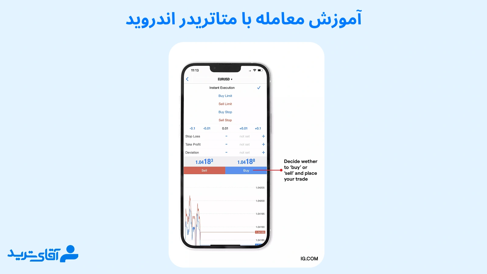 آموزش معامله با متاتریدر اندروید 