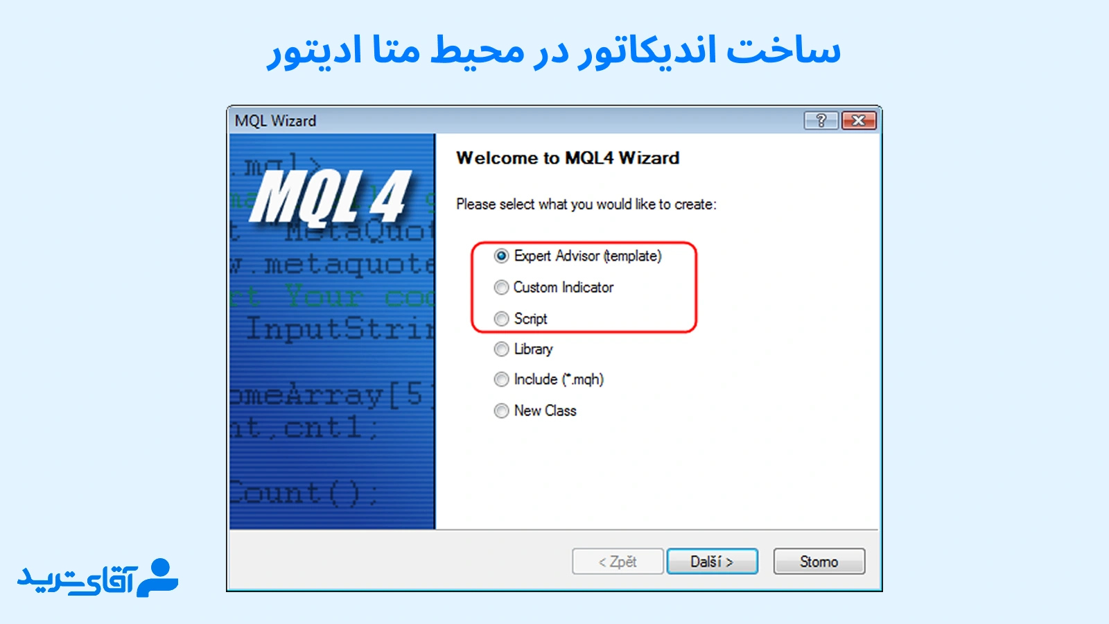 ساخت اندیکاتور در محیط متا ادیتور
